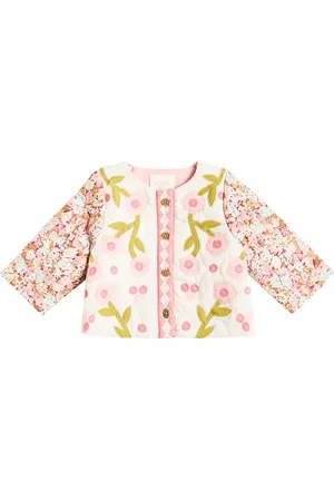 Louise Misha Baby Orisha printed cotton jacket