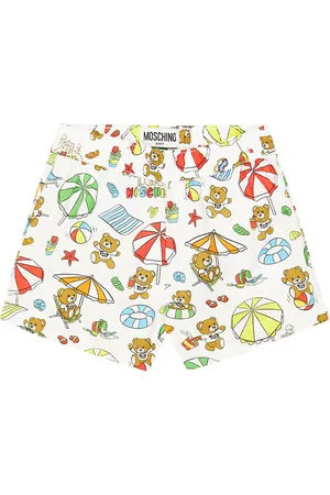 Moschino Baby printed swim trunks