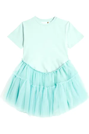 CAROLINE BOSMANS Jersey and tulle dress