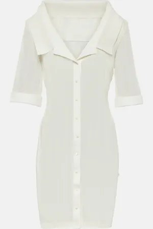 Jacquemus La mini robe Manta jersey shirt dress