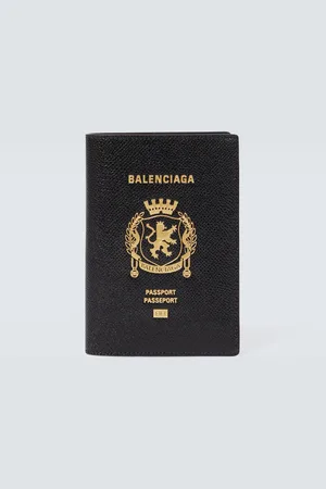 Balenciaga Logo passport holder