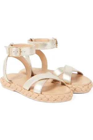 Chloé ChloÃ© Kids Metallic leather sandals