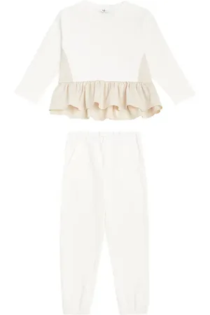 Il gufo Cotton-blend sweatshirt and sweatpants set