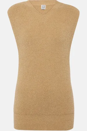 Totême Cotton-blend terry sweater vest