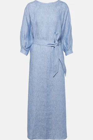 Loro Piana Mina linen midi dress