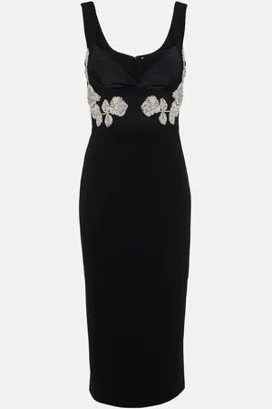 Rebecca Vallance Juliana crystal-embellished midi dress
