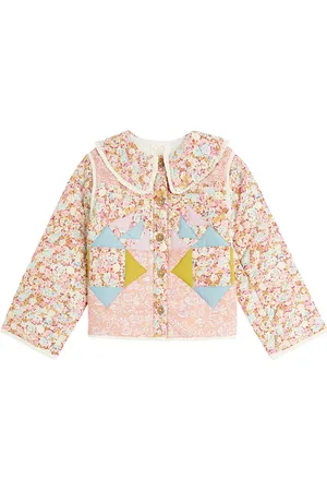 Louise Misha Niagara floral patchwork cotton jacket
