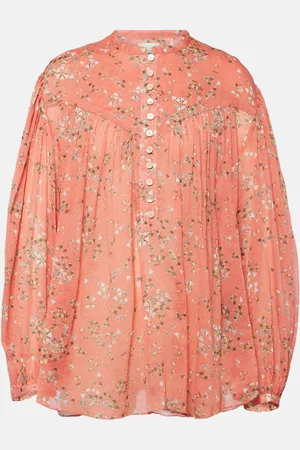 Isabel Marant Kiledia cotton and silk blouse