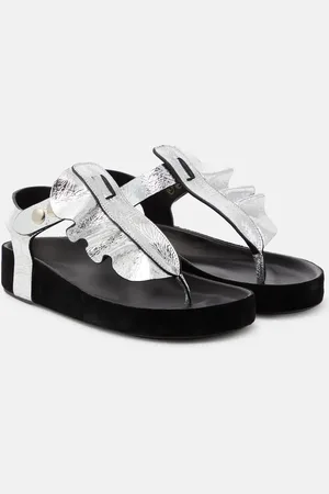 Isabel Marant Isela metallic leather sandals