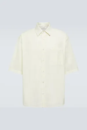 LEMAIRE Oversized cotton-blend shirt