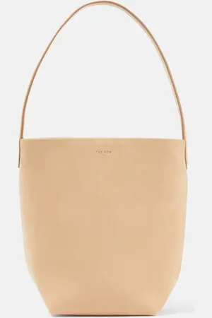The Row Park N/S Small leather tote bag