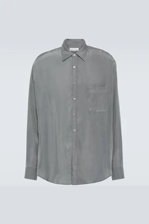 The Frankie Shop Leland cupro shirt