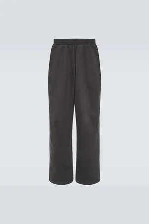 Balenciaga Baggy cotton fleece sweatpants