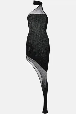 AYA MUSE Larsen asymmetric midi dress