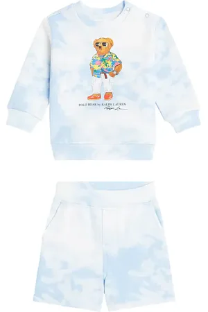 Ralph Lauren Baby Polo Bear sweatshirt and shorts set