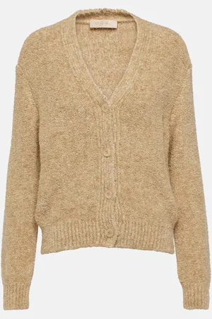 Loro Piana Silk, cashmere, and linen cardigan
