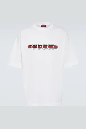Gucci Logo cotton jersey T-shirt