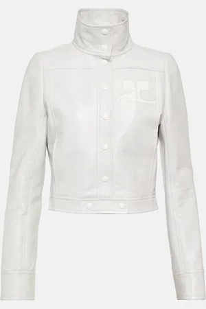 Courrèges CourrÃ¨ges Iconic logo vinyl jacket