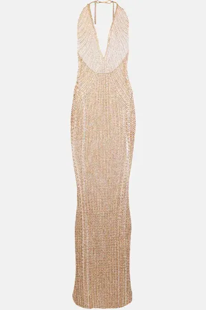 Tom Ford Halterneck chainmail gown