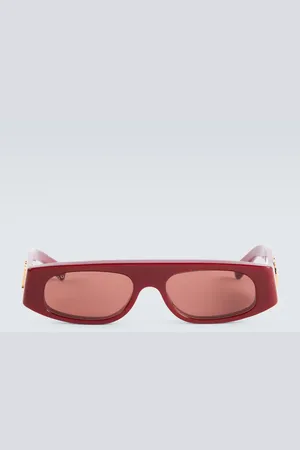Gucci Logo flat-top sunglasses