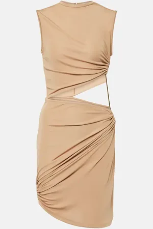 CHRISTOPHER ESBER Bezel embellished cutout minidress