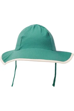 Konges Sløjd Konges SlÃ¸jd Bowie bow-detail seersucker sunhat