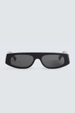 Gucci Logo flat-top sunglasses