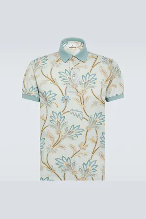 Etro Printed cotton piquÃ© polo shirt