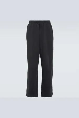 Balenciaga Baggy cotton fleece sweatpants
