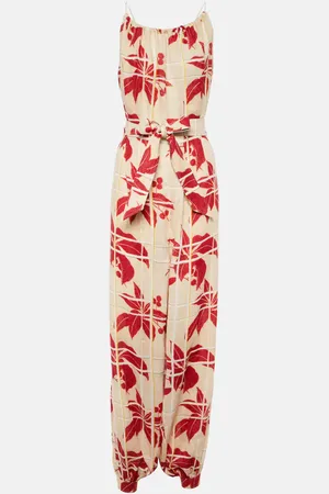 Loro Piana Cristina floral linen jumpsuit