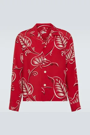 BODE Creeping Begonia printed shirt
