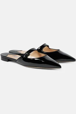 Manolo Blahnik Camparimu patent leather mules