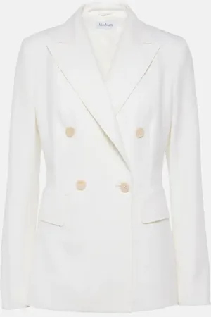 Max Mara Osanna virgin wool gabardine blazer