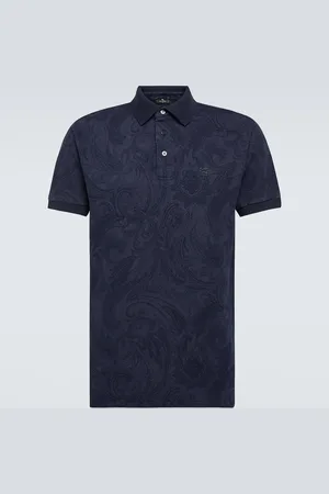Etro Paisley cotton polo shirt