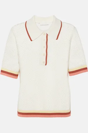 ZIMMERMANN Golden polo shirt