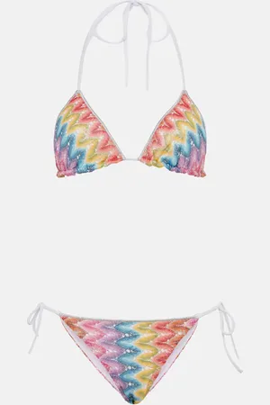 Missoni Zig Zag pointelle bikini