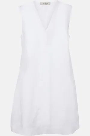 ASCENO Derya linen minidress
