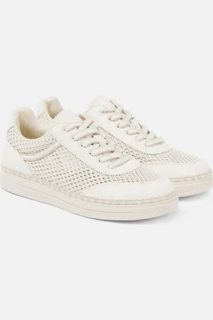 Jimmy Choo Rimini nubuck-trimmed sneakers