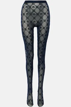 Marine Serre Moon mesh tights
