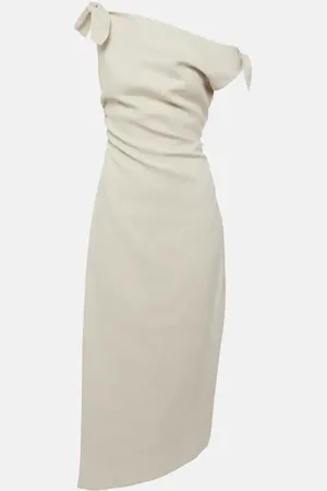 SIR Affogato linen midi dress