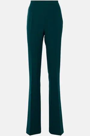 Safiyaa Alexa high-rise crÃªpe flared pants