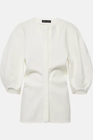 Proenza Schouler Linen-blend top