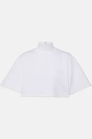 Alaïa AlaÃ¯a Cotton turtleneck top
