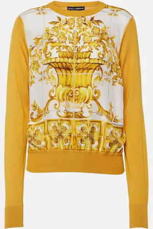 Dolce & Gabbana Majolica silk sweater