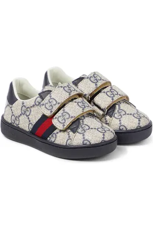 Gucci GG leather-trimmed sneakers