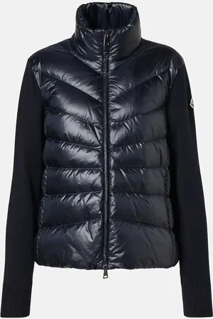 Moncler Down-paneled wool cardigan