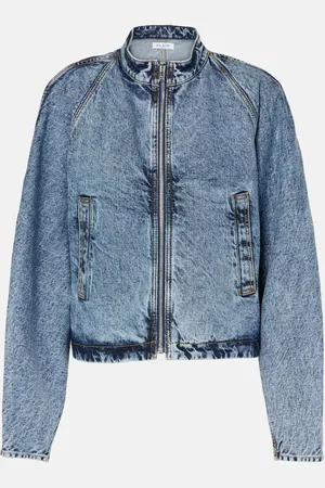 Alaïa AlaÃ¯a Round Racing denim jacket