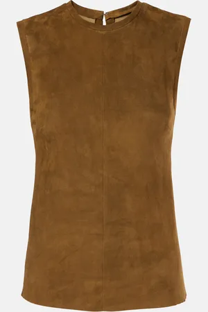 Stouls Miuccia suede top