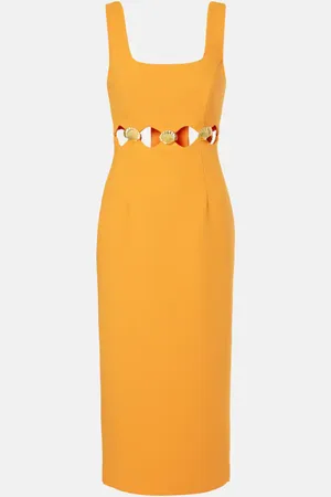 Rebecca Vallance Sirene cutout midi dress