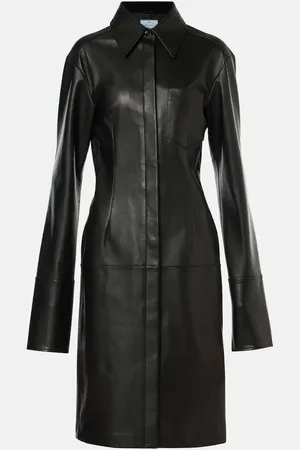 Sportmax Oidio leather coat